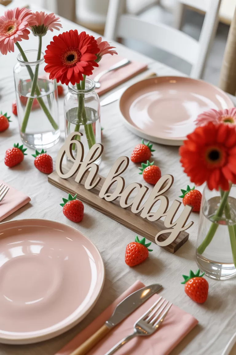 15 Berry Sweet Baby Shower Ideas for a Strawberry-Themed Celebration She’ll Love