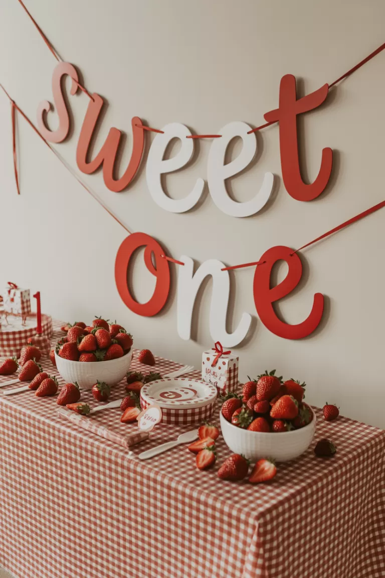 15 Berry Sweet 1st Birthday Ideas for the Cutest Strawberry-Themed Celebration