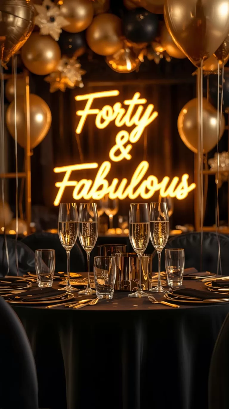 40th Birthday Party Themes: Fun & Fabulous 40 Birthday Ideas for Women Turning 40