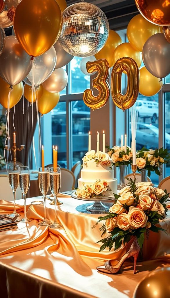 30th birthday theme