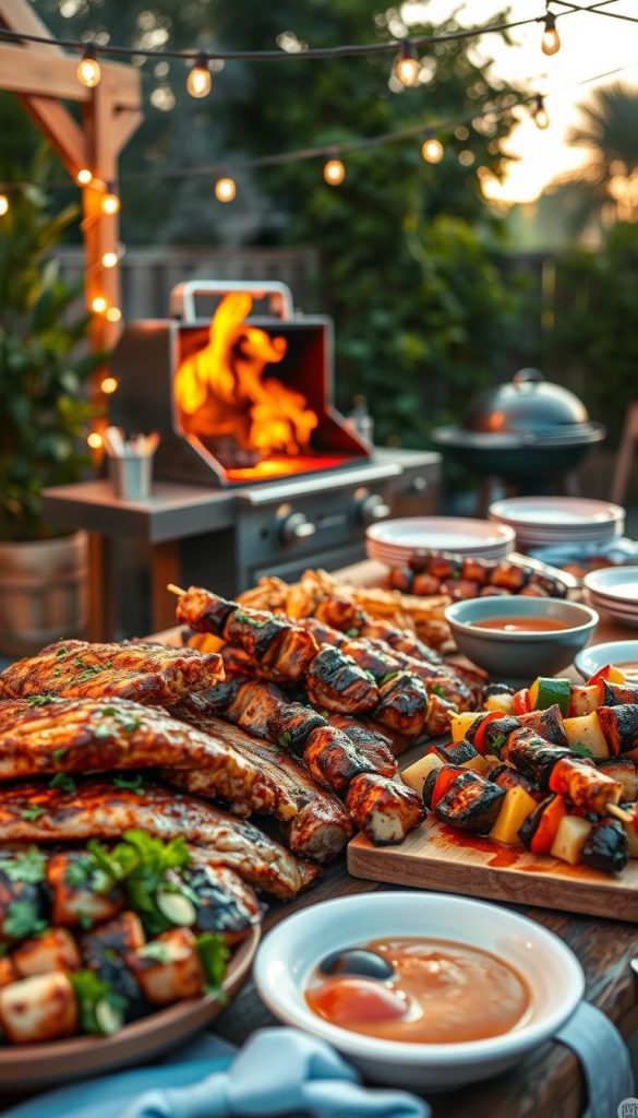 BBQ gender reveal food ideas