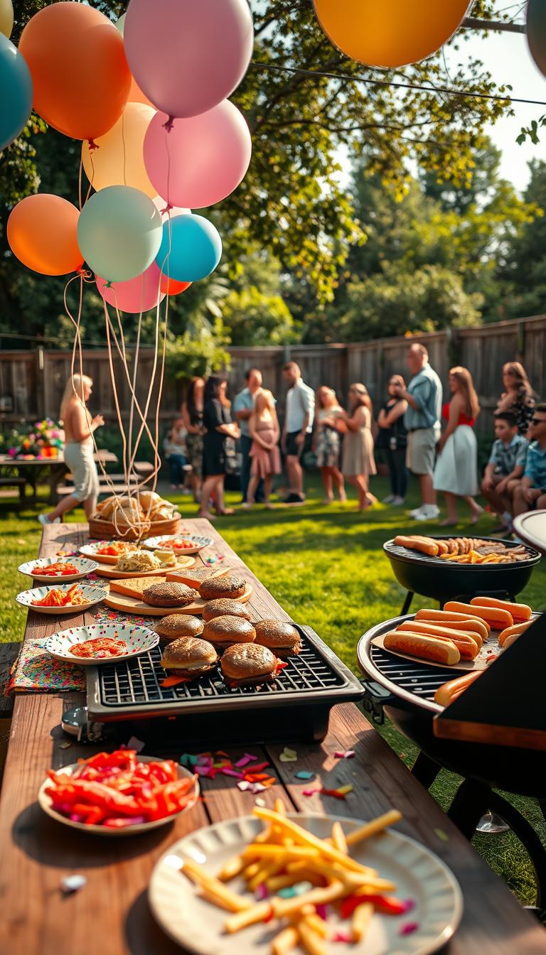 BBQ gender reveal