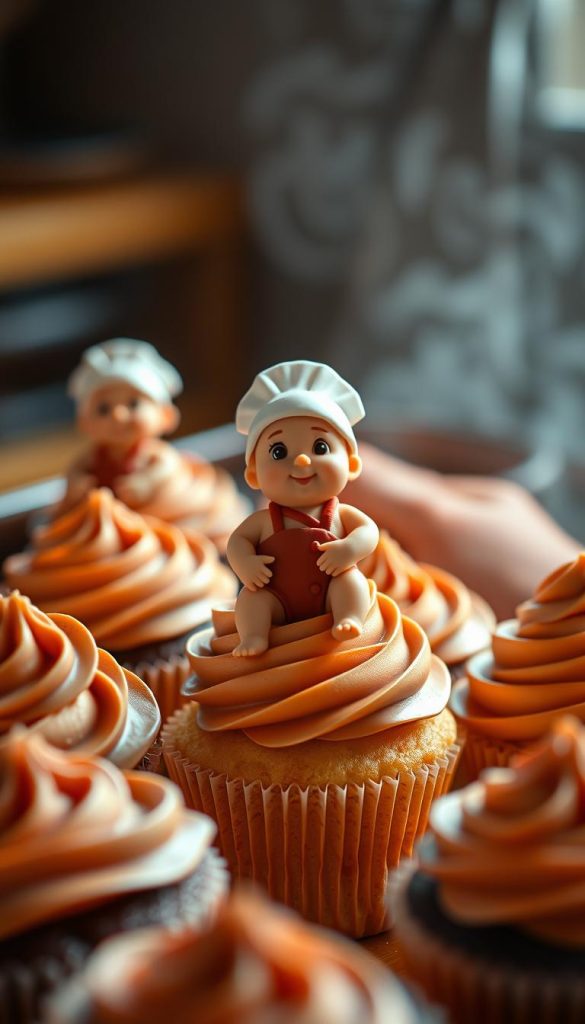 Baby-Q Themed Cupcakes
