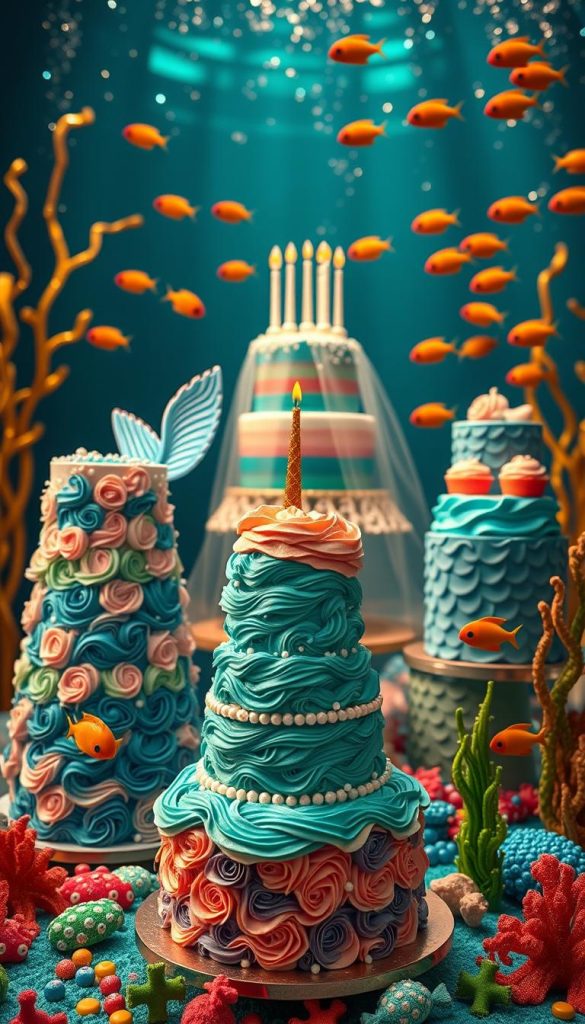 Dive Into Five Birthday Cake Designs