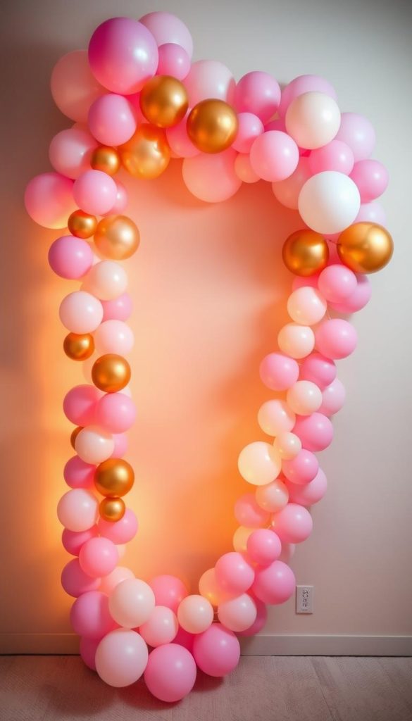 Margs and Matrimony balloon garland