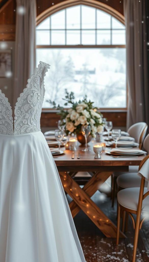 Winter White Bridal Shower Attire