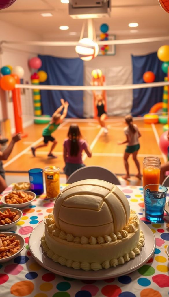 budget friendly volleyball party