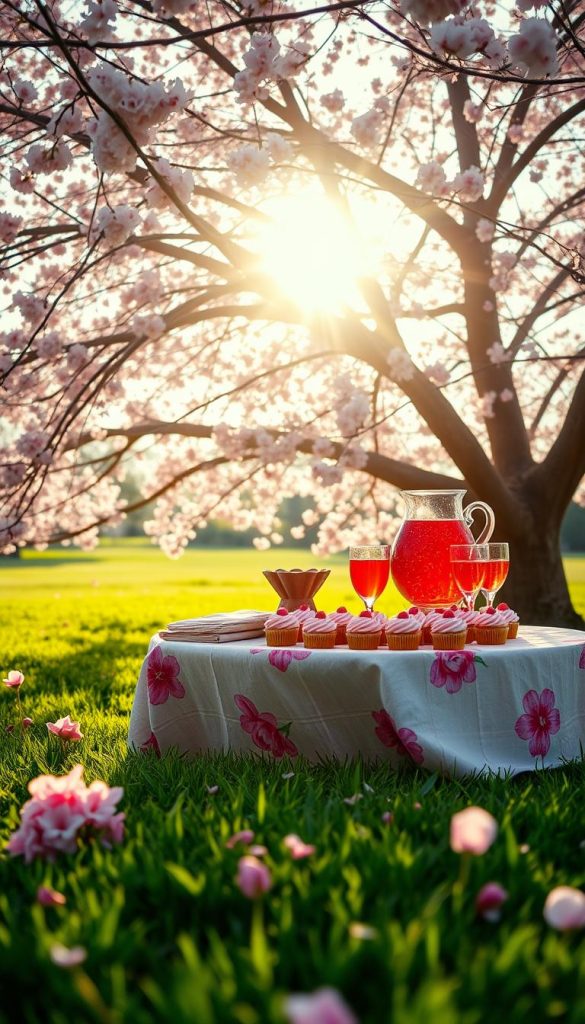 cherry blossom backdrop