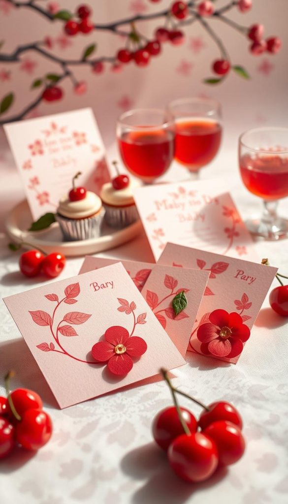 cherry invitations