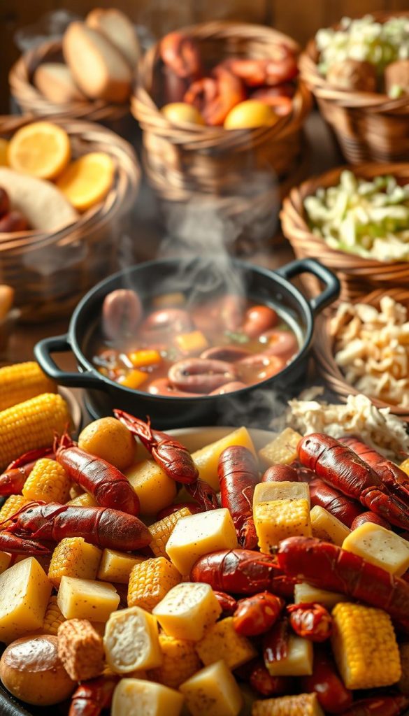 crawfish boil sides