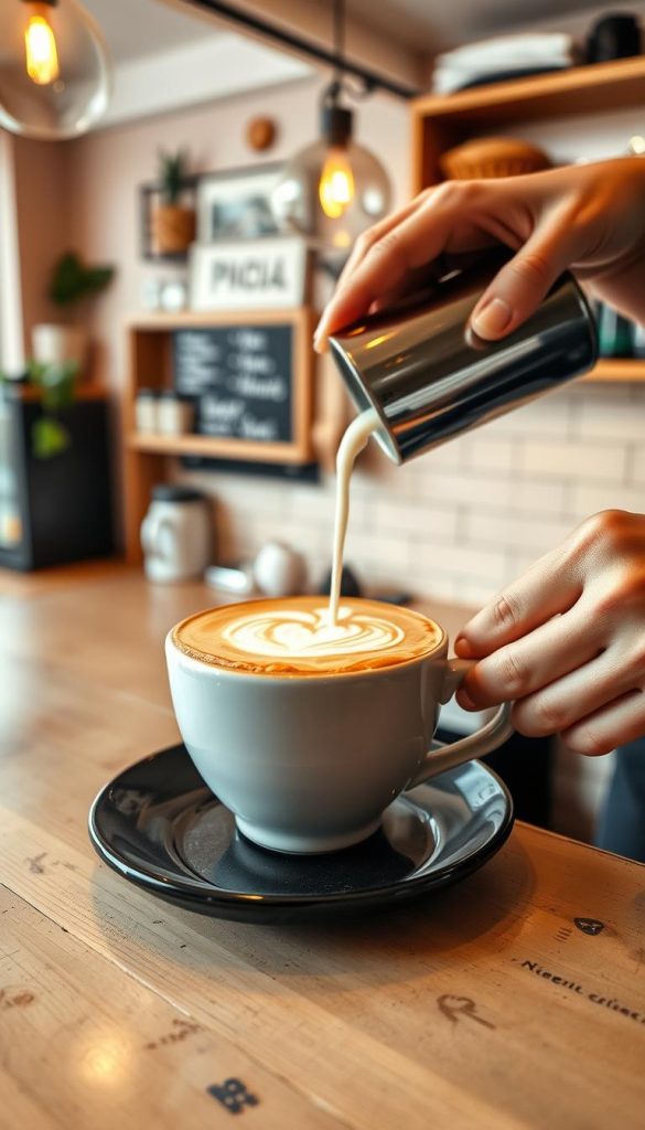custom latte art gender reveal