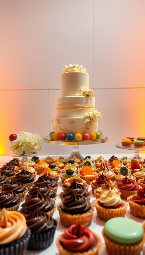 dessert table