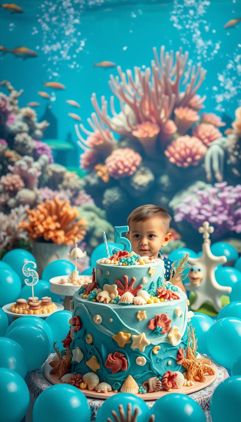 dive into five birthday boy