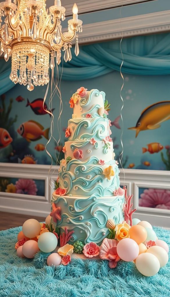 dive into five birthday girl decorations