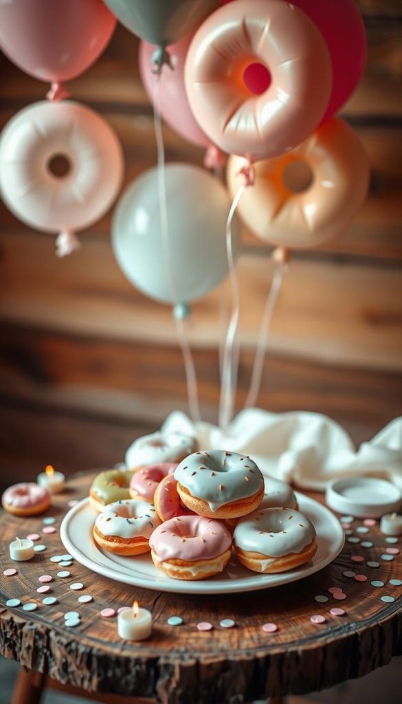 donut baby shower favors