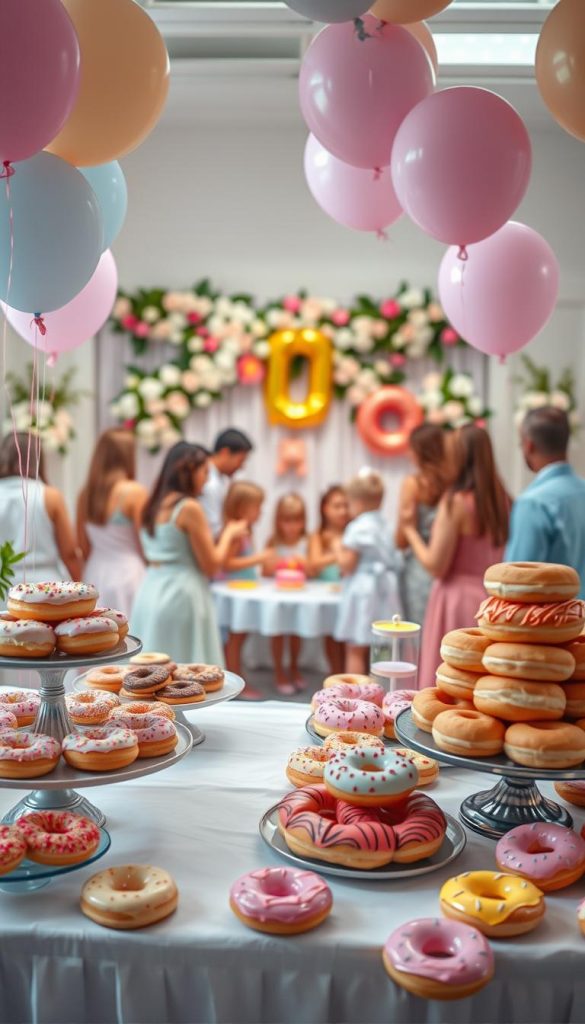 donut baby shower games