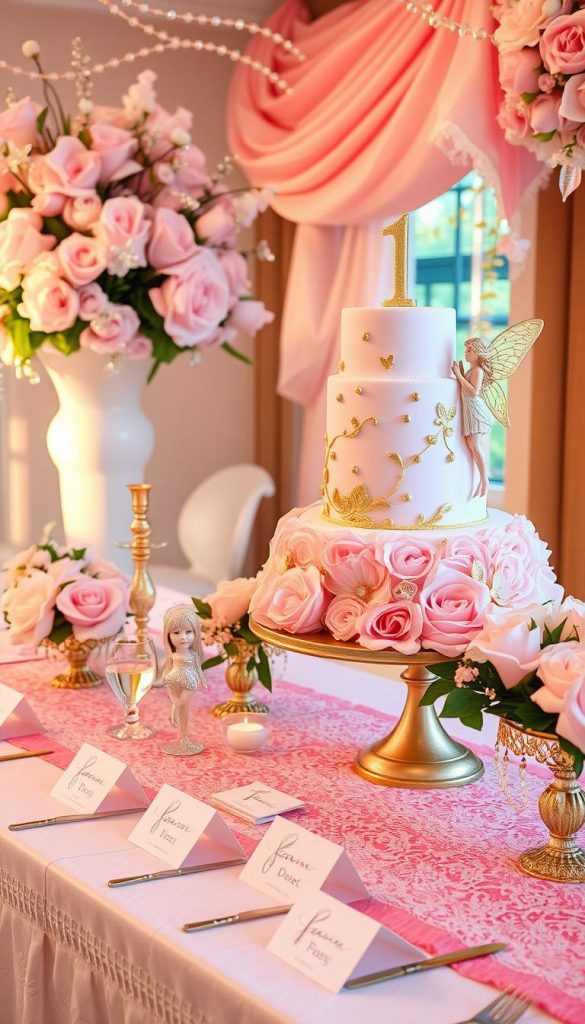 fairy first birthday invitations