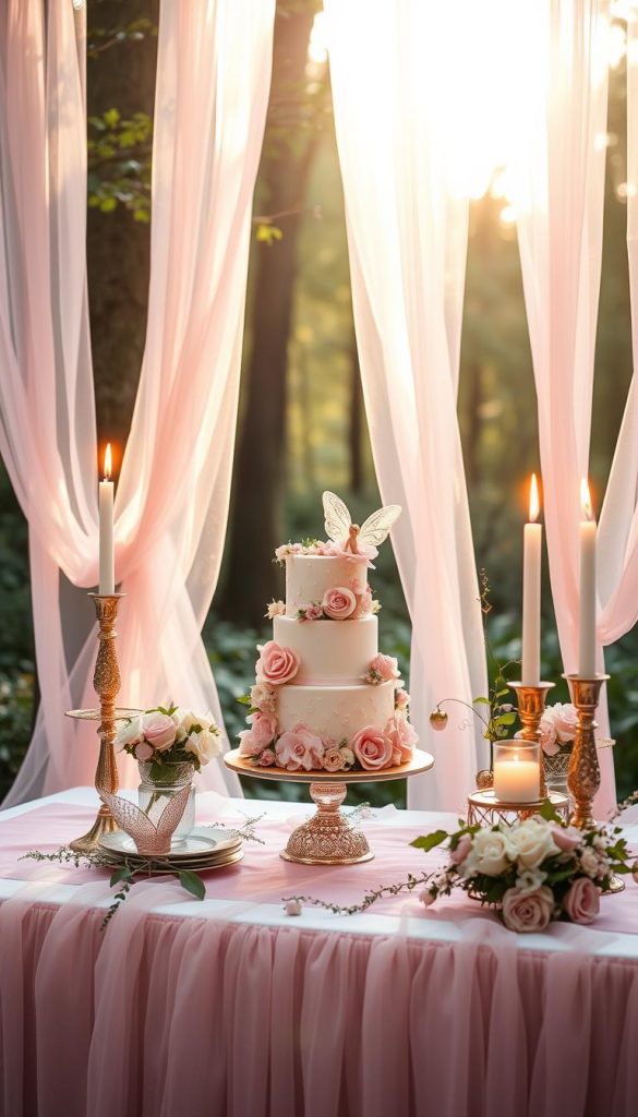 fairy first birthday party decoration