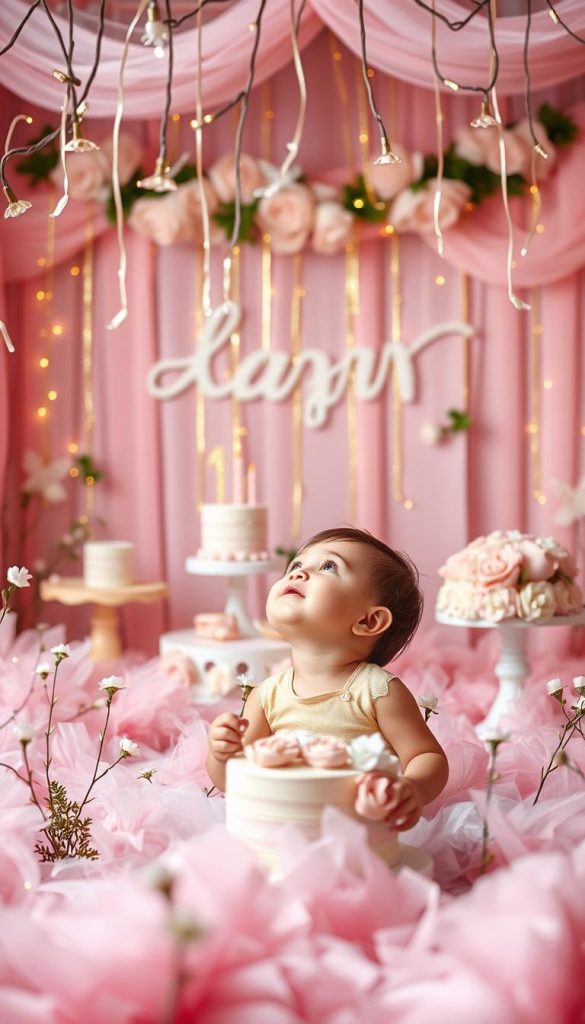 fairy first birthday photo shoot