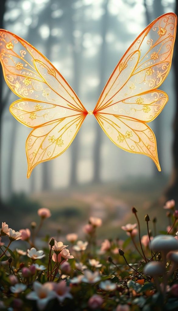 fairy wing invitations