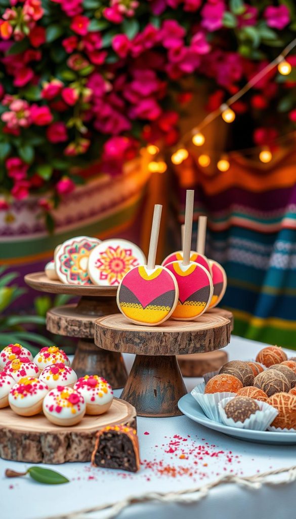 fiesta theme bridal shower desserts