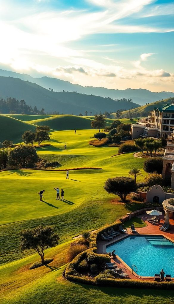 golf and spa retreat