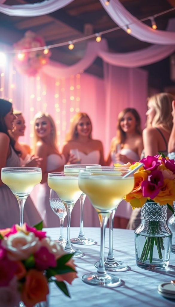 margs and matrimony bachelorette theme ideas
