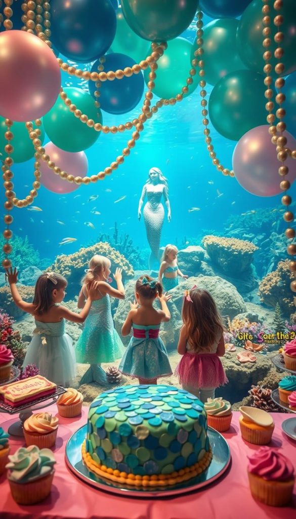mermaid theme birthday activities