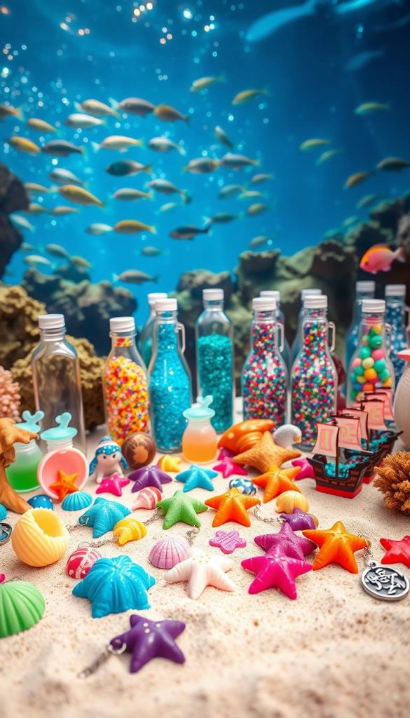ocean-themed party favors