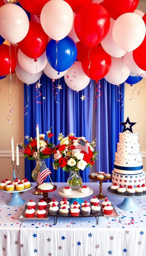 patriotic baby shower decorations