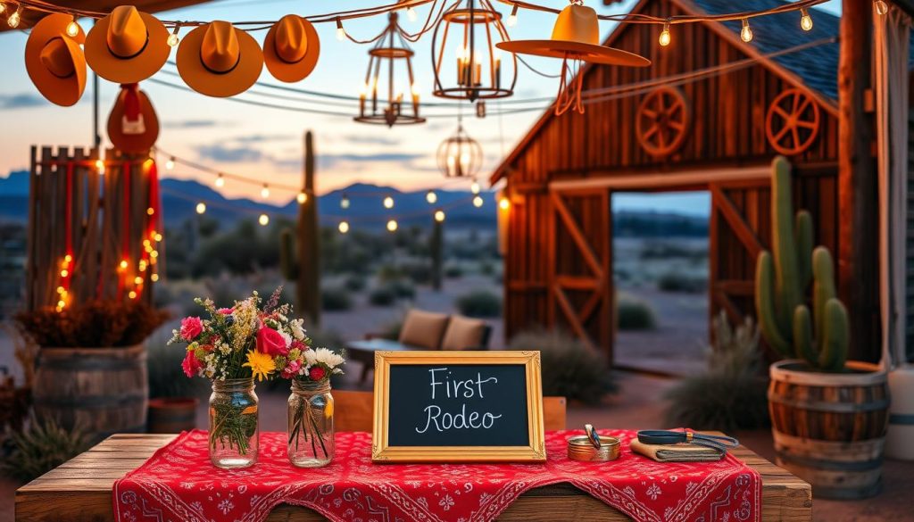 rodeo party decorations