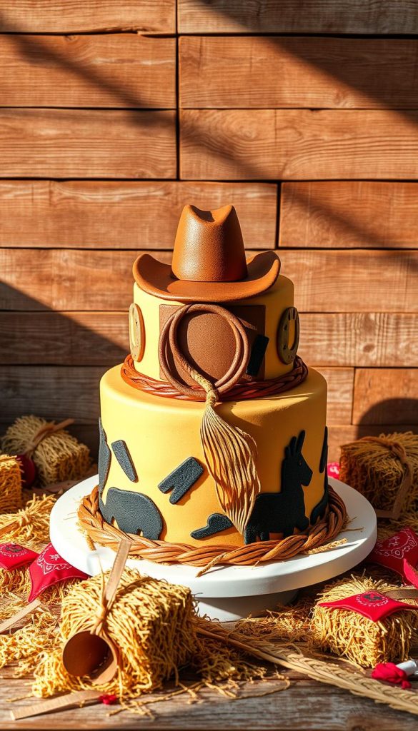 rodeo themed cake rodeo themed cake