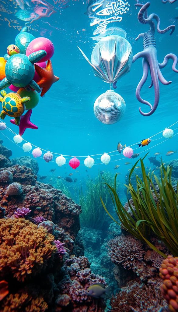 sea creature party decorations