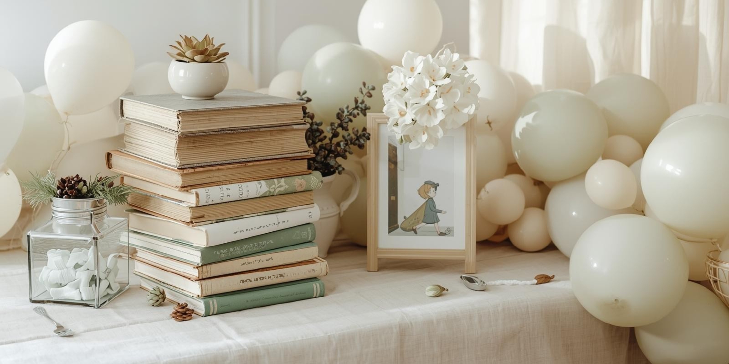 storybook baby shower decorations