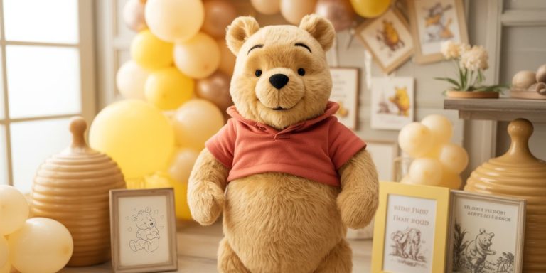 Winnie the Pooh Baby Shower Ideas: Classic Decor, Cakes, Games & Invitations