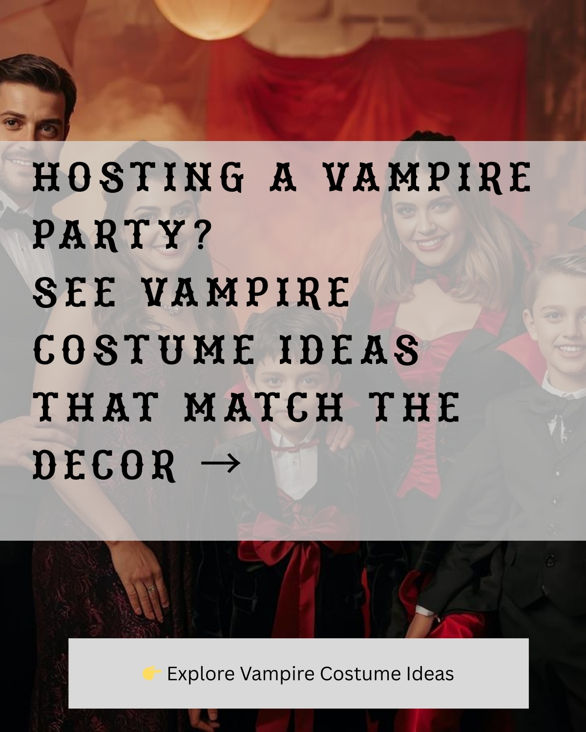 The Ultimate Vampire Party Theme: Darkly Glam Ideas, Decor, Food, Games ...