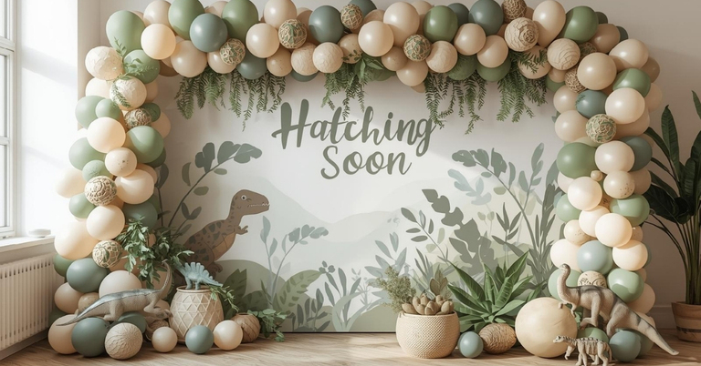 Dinosaur Baby Shower Ideas (With a Cute “Hatching Soon” Twist)