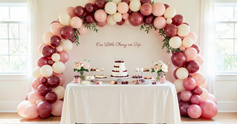 Our Little Cherry on Top: A Sweet & Stylish Cherry-Themed Baby Shower