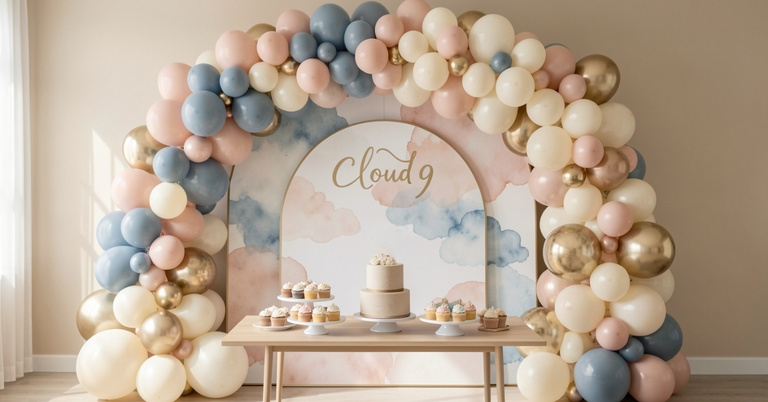 Cloud 9 Baby Shower- Gender Neutral Theme Ideas