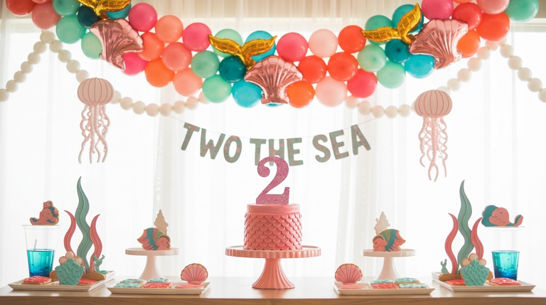 Two the Sea Birthday Party Girl: The Ultimate Under the Sea 2nd Birthday Guide
