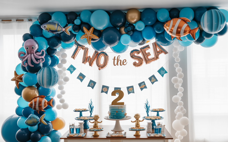 Two the Sea Birthday Party Boy: The Ultimate Under the Sea 2nd Birthday Guide