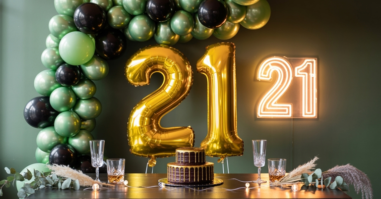 21st Birthday Party Themes for Men: More Color Ideas Beyond Black and Gold
