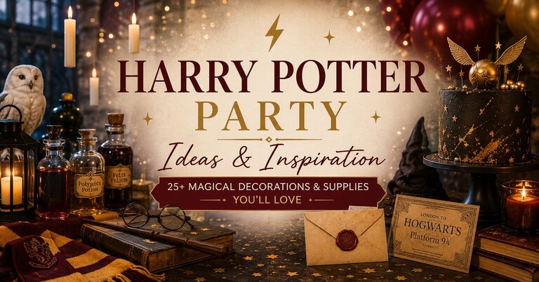 Harry Potter Party Ideas: Decorations, Supplies & Amazon Finds