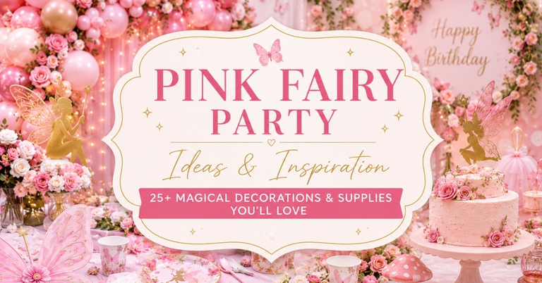 Pink Fairy Party Decorations & Supplies You’ll Love