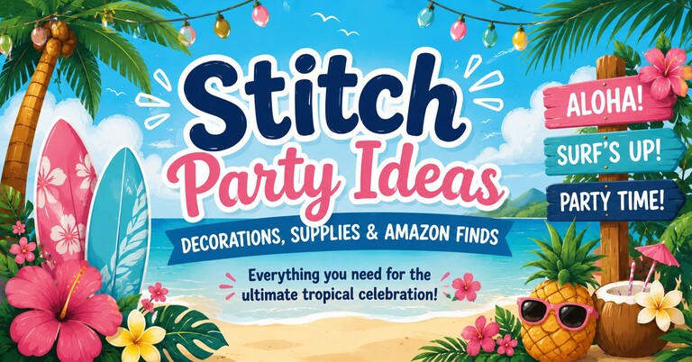 Stitch-Inspired Tropical Birthday Party Ideas