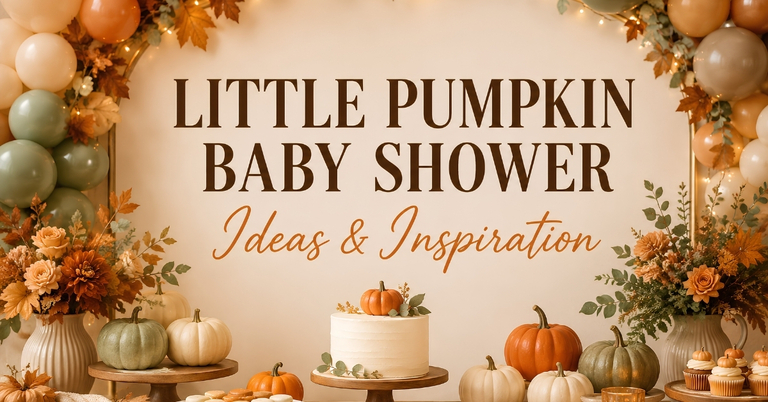 Little Pumpkin Baby Shower Ideas: Decorations, Supplies & Amazon Finds