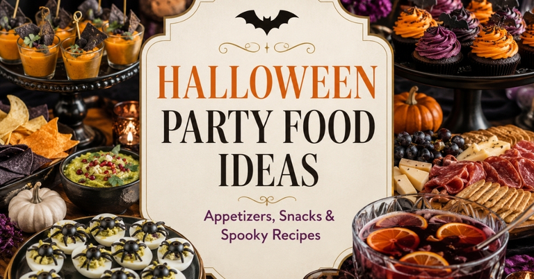 Halloween Party Food Ideas: Appetizers, Snacks & Spooky Recipes