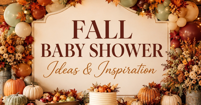 Fall Baby Shower Ideas: Decorations, Supplies & Amazon Finds