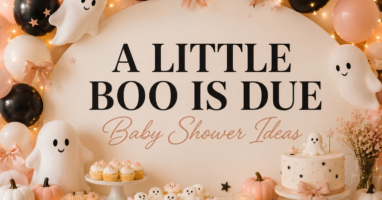 A Little Boo Is Due Baby Shower Ideas: Decorations, Supplies & Amazon Finds