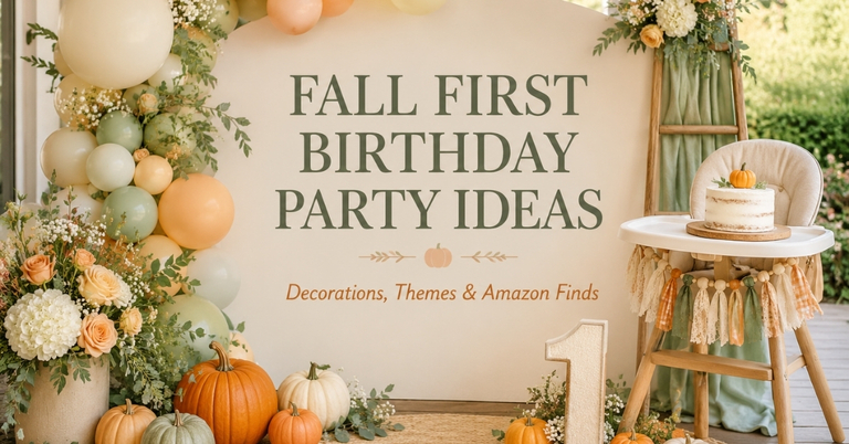 Fall First Birthday Party Ideas: Decorations, Themes & Amazon Finds